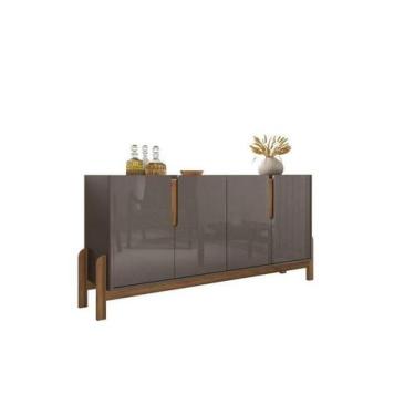 Imagem de Buffet Balcão Aparador Sala de Jantar e Estar Clássico Luxo Pé em Made