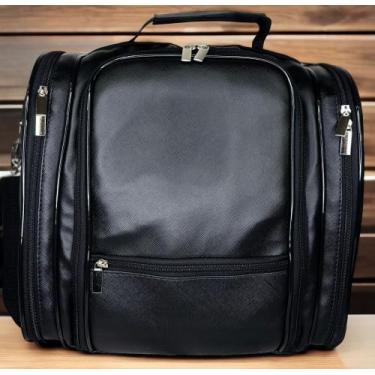 Imagem de Mochila / Bolsa Organizadora Porta Esmaltes Alça Profissional Manicure