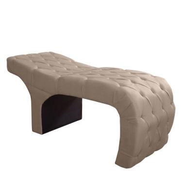 Imagem de Maca Estofada Estética Facial Cílios Sobrancelha Bege Escuro - Biselos