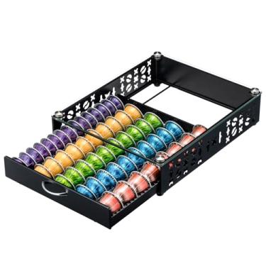 Imagem de ZCDCP Suporte para cápsulas de café, organizador de cápsulas Vertuo (capacidade para 50 cápsulas)