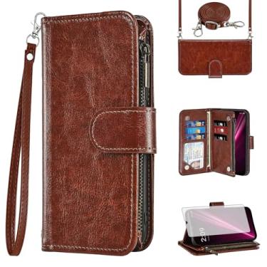 Imagem de Asuwish Capa de telefone para T-Mobile Revvl 6/6X 5G carteira celular com protetor de tela alça transversal suporte para cartão Tmobile Revvl6 X Revvl6X T Mobile Revvl6X5G Revel Tmo Revell Rebel TCL