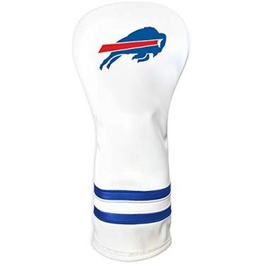 Imagem de Team Golf Boné NFL Buffalo Bills branco vintage Fairway Golf Club Headcover, design justo, design retrô e excelente qualidade