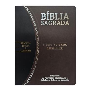 Imagem de Bíblia Sagrada Slim Large Letra Grande ARC Com Harpa Avivada e Corinho