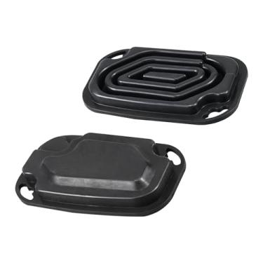 Imagem de NICECNC Espaçador da tampa da bomba de embreagem do freio das juntas do cilindro mestre dianteiro compatível com Harley Road King FLHR 2017-2020, substituição para 36700131 (esquerda)/42857-06B