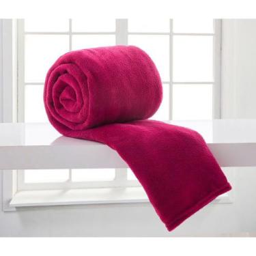 Imagem de Manta Microfibra Home Design Solteiro  2,00x1,50 m - CORTTEX, Vinho
