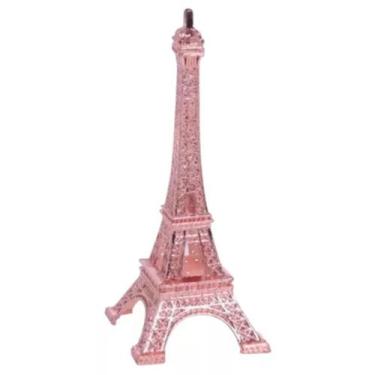 Imagem de Escultura Torre Eiffel 25 Cm Zinco Medieval Decoração França - Home Go