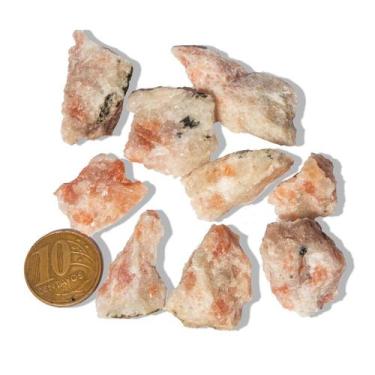 Imagem de 10 Pedra Do Sol ou Goldstone Bruto Natural 3 a 10g Tipo B - Cristaisde
