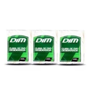 Imagem de 3 X Albumina Dim Pura 500g, Natural