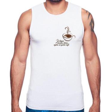 Imagem de Regata Já tomei muitas dores, agora só quero café - Foca na Moda, Bran