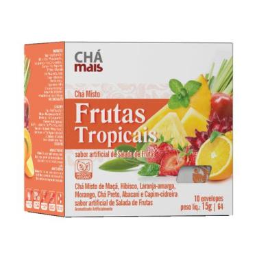 Imagem de Chá Misto Frutas Tropicais Chá Mais 10 Envelopes ClinicMais