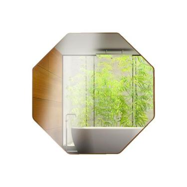 Imagem de Espelho Moderno Sextavado Decorativo sem Alça 60 cm - UniVendas, Caram