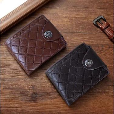 Imagem de Carteira Masculina Estilosa e Prática Com Porta Moedas Porta Cartão Po