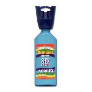 Imagem de Tinta Dimensional Brilhante 35ml - 503 Azul Celeste Acrilex