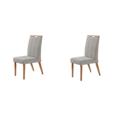 Imagem de Kit 2 Cadeiras Paris - Linho Drill - Gran Decore