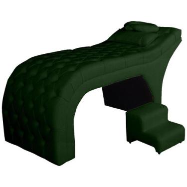 Imagem de Maca Isis Veludo Rose Com Escada Para Extensão De Cílios - Sv Decor, V