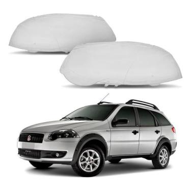 Imagem de Par 2 Lente Do Farol Fiat Palio Trekking 1.6 1.8 2008 A 2016 - RF