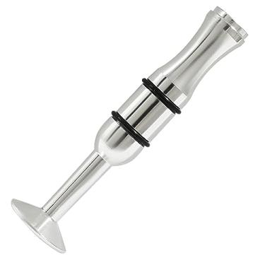 Imagem de Bonsicoky Dispositivo de treinamento de embouchure para treinador de trompete, construtor de força da boca para acessório de instrumento de sopro de latão, prata