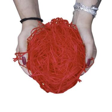 Imagem de Palha Madeira Colorida Natural Decorativa para Cestas 500g Artesanato 