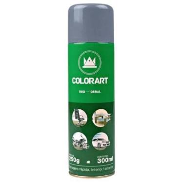 Imagem de Tinta Spray Colorart Uso Geral Cor Alumínio Roda Secagem Rápida Interi