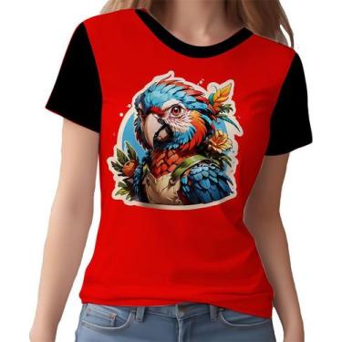 Imagem de Camisa Camiseta Tshirt Sticker Arara Colorida Ave Natureza 4 - Enjoy S