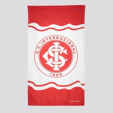 Imagem de Toalha Felpa Bouton Internacional Escudo Vermelha e Branca, Único