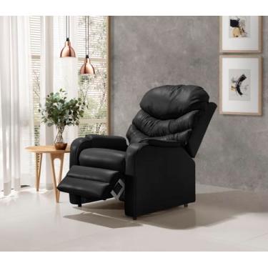 Imagem de Poltrona Luxo Papai Mamãe Vovo Estetica Preto - Moderna