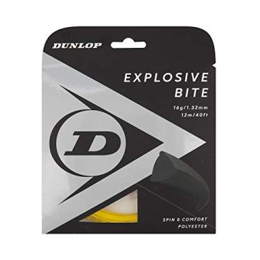 Imagem de Dunlop Sports Fio de tênis Explosive Bite, amarelo, 16g, 1 conjunto
