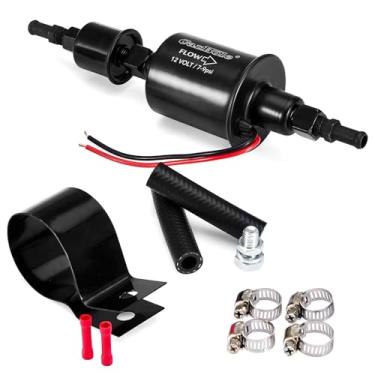 Imagem de CarBole Bomba de combustível universal 12V baixa pressão 7-9 PSI, bomba de gasolina elétrica em linha diesel para carburadores, carros, caminhões, barcos, substituição de motor, E8012S, FD0002,