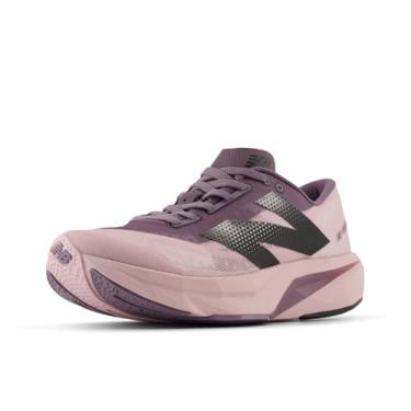 Imagem de New Balance FuelCell Rebel V4 Tênis de corrida feminino, Twilight Haze/Dark Ice Wine/Preto, 6 Wide