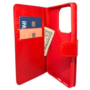 Imagem de Capa Carteira para Xiaomi Mi Poco M6 Pro 4G Vermelho