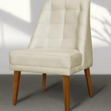 Imagem de Kit 02 Cadeiras de Jantar Paris Suede - Meu Lar