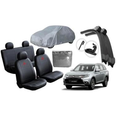Imagem de Kit Capa Automotiva Sob Medida Outlander 2012 a 2018 + Capa de Cobertu