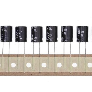 Imagem de 50PCS 35V 330UF Capacitor eletrolítico de alumínio plug-in 10x13 10 * 13mm 35 Volt 330 UF