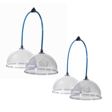 Imagem de Kit Ventosas 16cm E 19cm Para Equipamentos De Turbinar Os Glúteos Pump Up Levanta Bumbum