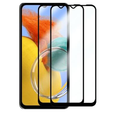 Imagem de Película de Vidro 3D Compatível Samsung Galaxy M14 6.6 Polegadas, Kit com 2 Unidades, Proteção Total da Tela