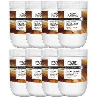 Imagem de 8 Creme Massagem Redutora Cafeína 7Ativos 650G Dagua natural - D'Água 