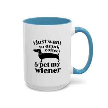 Imagem de Caneca divertida para amantes de cães, xícara de café engraçada para proprietários de dachshund, presente para amantes de animais de estimação, entusiastas de cães, caneca engraçada única, presente de