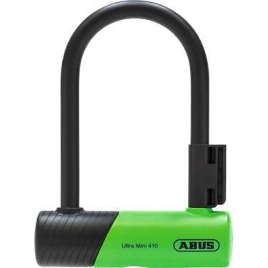 Imagem de ABUS U-Lock 410K Ultra para bicicleta e e-scooter - Cadeado de bicicleta prático e robusto com suporte prático para transporte na bicicleta - Acessórios de bicicleta - Variante 150HB140, verde + Cobra
