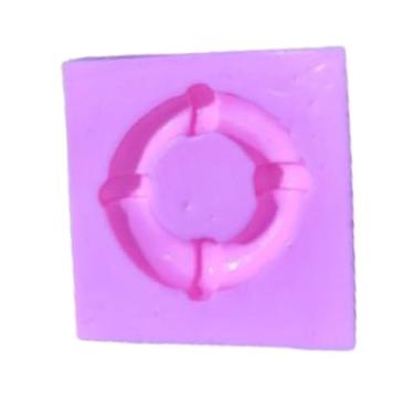 Imagem de MOLDE DE SILICONE BOIA CIRCULAR, PRAIA,PISCINA.