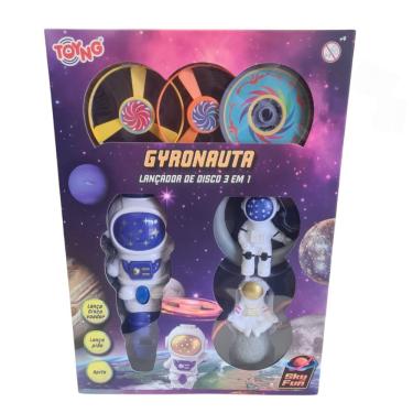 Imagem de Gyronauta Lançador De Discos E Pião 3 Em 1 - Toyng 52766
