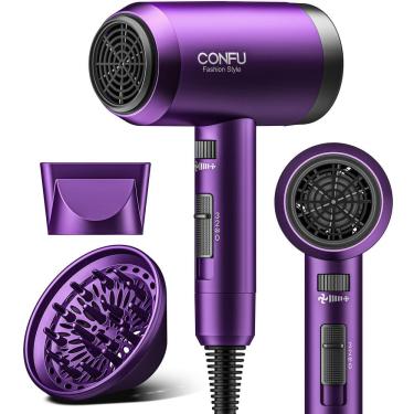 Imagem de Secador de cabelo CONFU Ionic 1600W com difusor e bocal concentrador