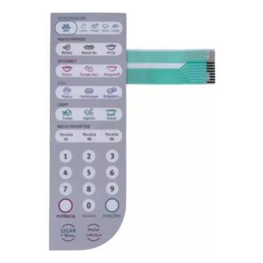 Imagem de Membrana Teclado Microondas Mef33 Mef 33 - Electrolux