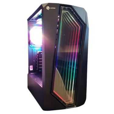 Imagem de Gabinete Gamer Hayom Lateral Em Vidro + Rgb S/ Fans Gb1725, GB1725