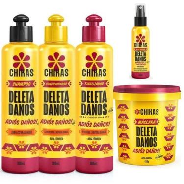 Imagem de Kit Chikas Deleta Danos Sh+ Cond+ Mascara 450g+ Finalizador + Blur Rep