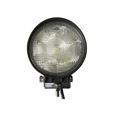 Imagem de HAHIII Luz de trabalho LED LED818 para direção de caminhão, lâmpada de inundação de 18 W, farol adicional redondo de liga de alumínio para ambulância de bombeiros