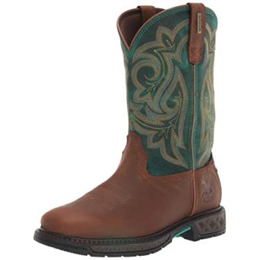 Imagem de Georgia Boot Carbo-Tec LT Steel Toe Waterproof Pull On Work Boot Brown