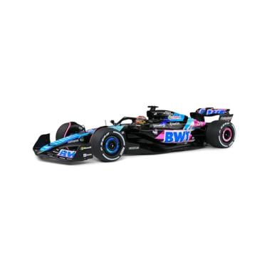 Imagem de OPO 10 - Formula 1 Miniature Car Compatible with Alpine F1 Team A524 Blue E.OCON Miami GP 2024-1:18 Solido 1814001