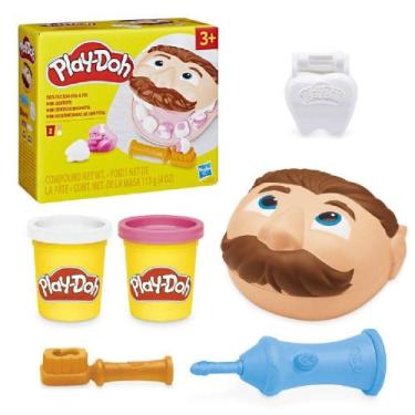 Imagem de Playdoh Massa Modelar Mini Kit Brincando de Dentista - Hasbro