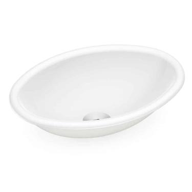 Imagem de Cuba Sobrepor Oval 44x31cm Branco Celite