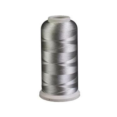 Imagem de Linha De Poliester Máquina De Bordar 4000m Cinza Claro